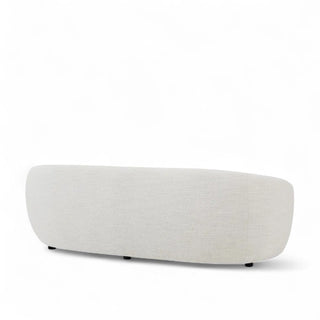 Curved Boucle Sofa - Cloud Cascade Design