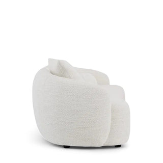 Curved Boucle Sofa - Cloud Cascade Design