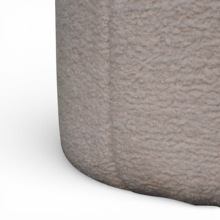 Close-up of a textured gray surface on a white background