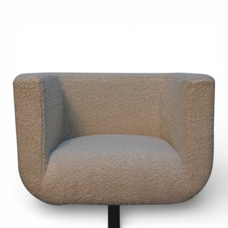 Textured armchair on a white background