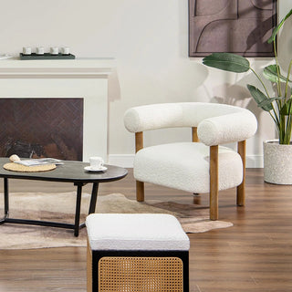 Oslo Barrel Accent Chair shown with matching collection pieces