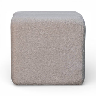 Square gray cushion on a white background