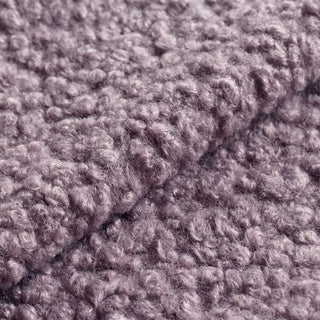 Lavender Gray Boucle Fabric | Anti-Pilling Wool Blend